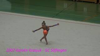 Karolin Krasjuk 2007 - ball  Rhythmic Gymnastics