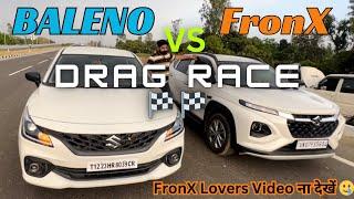 Baleno vs FronX | Drag Race | Hatchback vs Coupe | 1.2 Litre vs 1.2 Litre Petrol