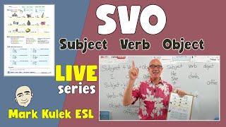 Subject Verb Object - SVO pattern | English Class with Mark Kulek ESL