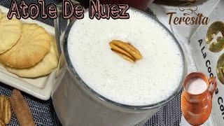 Atole de Nuez como lo prepara la abuela  #receta #antojos