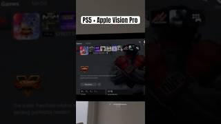 Apple Vision Pro and PS5 Gaming #apple #applevisionpro #ps5