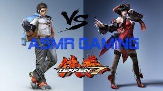 ASMR Gaming | Tekken 7 Arcade Mode Hwoarang and Eliza Controller Sounds + Soft Spoken Whispering