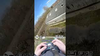 FPV drone freestyle flight uk with stick cam #fpv