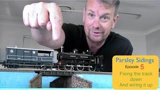 Laying And Wiring The Track - Parsley Sidings Inglenook Shunting Layout Part 5