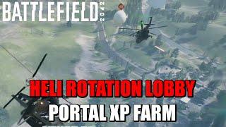 Battlefield 2042 | Helicopter Rotation XP Portal Lobby | XP, Battlepass levels, Challenges