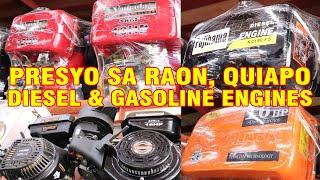 Presyo ng Makina sa Raon Quiapo (Diesel & Gasoline Engines) ft. Jaymark Powertool Trading