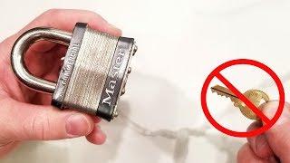How To Open a Lock Without a Key!
