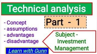 Technical Analysis, technical analysis Kya hai, assumption of technical analysis (in hindi)