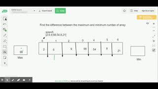 Difference between min element and max element of an array || Placement4u