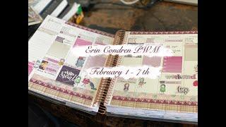 Erin Condren Vertical PWM || February  1- 7th