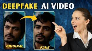 How To Make Deepfake AI Video | AI Face Change in Video Free | deep fake video kaise banaye