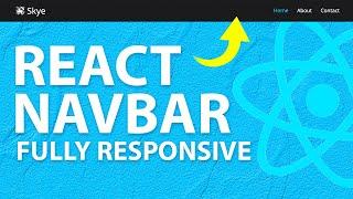 React Navbar Responsive Using React Router v6.4 - Beginner Tutorial