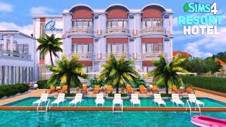 Tartosa Resort Hotel ️ (No CC) the Sims 4 | Stop Motion