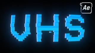 Realistic VHS Text in After Effects – Step-by-Step Guide