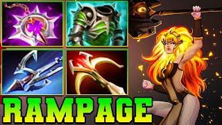 Rampage DawnBreaker Dota 2 Safelane 7.37 Carry Meta Guide Skills Build Pro Gameplay