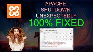 RESOLVED - Apache shutdown Unexpectedly #xampp  #apache #xamppserver