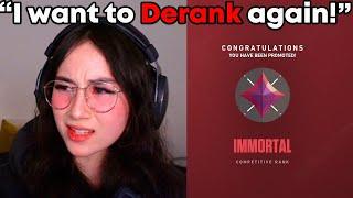 Kyedae got her immortal back but wants to derank again because...