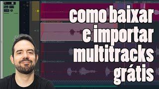 Como baixar multitracks grátis e add no Reaper - Mixando #42