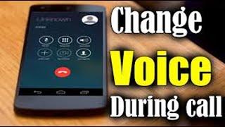 How To Change Voice On A Call