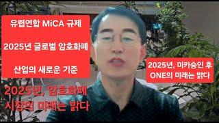 ONE OES 경제TV 암호화폐 시장 규제(MiCA)가 본격 시행에 들어가면서, 유럽이 암호화폐 감독 분야에서 선도적인 위치를 차지할 가능성