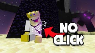 I Beat Minecraft Without Left Click