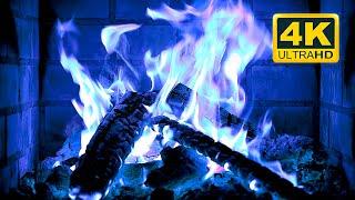  Halloween Fireplace 4K (12 HOURS). Fireplace Ambience with Crackling Fire Sounds