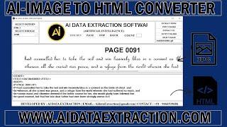 Online & Offline Data Entry Image To HTML Converter Software