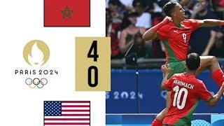 Morocco 4-0 USA highlights