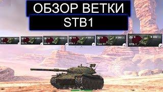 ОБЗОР ВСЕЙ ВЕТКИ STB1 СТОИТ ЛИ ЕЕ КАЧАТЬ В WOT BLITZ