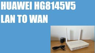 Huawei  HG8145V5  fiber router convert lan to wan(safricom fiber router)#networking#configuration