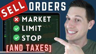  Coinbase Pro Tutorial | Sell Order Types, Taxes & Placing REAL Trades [ Part 3 ] (2022)