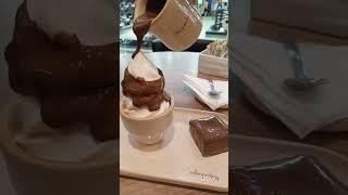 Ice Cream And Hot Chocolate Harmony  #food #foodshorts #shorts #shortvideo #icecreamshorts