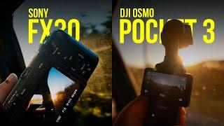 Sony FX30 vs DJI Osmo Pocket 3: The Best Camera for You!