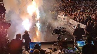 WWE Raw 10-24-2022 Opening Pyro Setup/Display