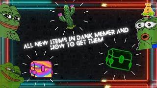 All New items Dank Memer and How to get them After Dank memer New Update