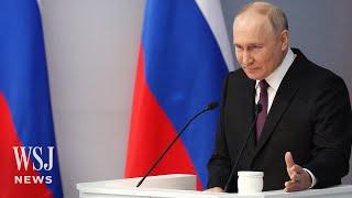 Putin Warns West of Nuclear War Risk in Annual Address | WSJ News