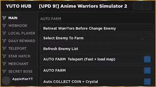 *UPDATED* Anime Warriors Simulator 2 Script (PASTEBIN 2023) (AUTO QUEST, FAST EGG OPEN, TELEPORT, )