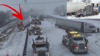 Major Semi Truck Pileup Crash Shuts Down I-70 Both Directions