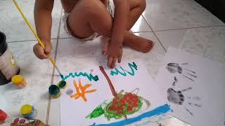 Ester Sofia oficial um dia de pintura a day of painting