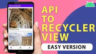 Parse JSON from API and Show Image in RecyclerView - Retrofit Tutorial