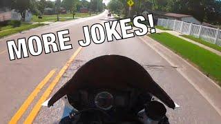 Rolling with Laughter - Jokes on a Motorcycle