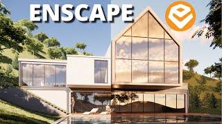 ENSCAPE REALISTIC EXTERIOR RENDERING TUTORIAL FOR BEGINNERS