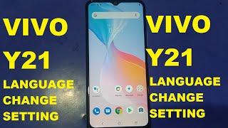 Vivo Y21 Language Change Setting & Default English Language !