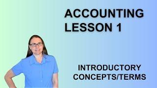 Accounting Lesson 1: Basic Terminology and Concepts