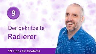 🟣 99 Tipps für OneNote 9️⃣ Der gekritzelte Radierer | Malter365.de