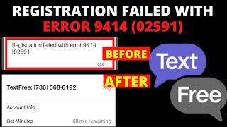 how to fix registration failed with error 9029 | registration failed with error 9029 textfree 2022