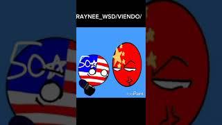 america vs china rap battle #countryballs #china #america #meme #rapbattle