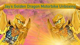 Ninjago Crystalized: Jay’s Golden Dragon Motorbike Unboxing