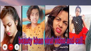 Beauty Khan Viral Video TikTok Star beuty khan MMS And Call Recording