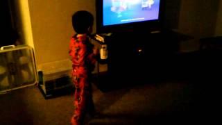 Mavy Dancing to Bubble Guppies "Pencil Case"